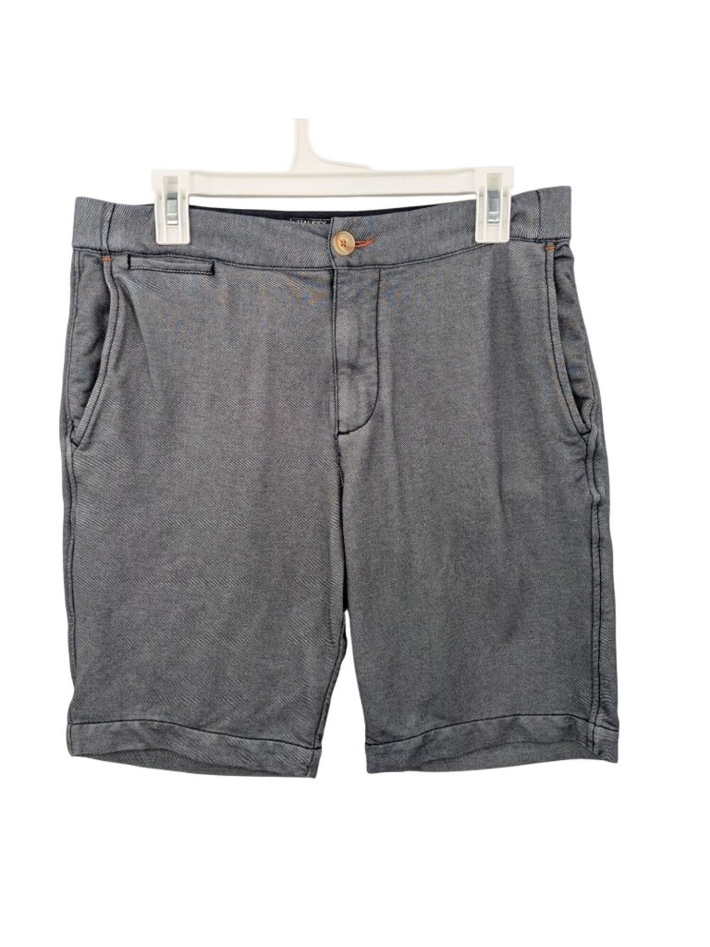 Hasley Knit‎ Chino Shorts Performance Casual Minimalist Preppy Stretch Resort 32